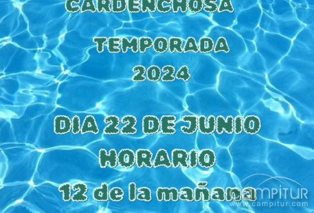 Apertura de la Piscina Municipal de Azuaga y La Cardenchosa 