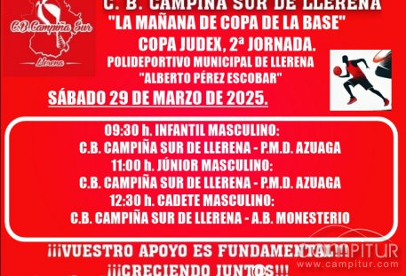 C.B. Campiña Sur de Llerena, agenda fin de semana 